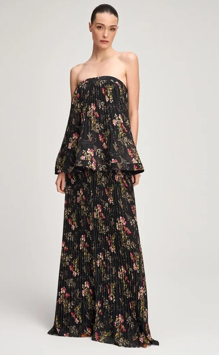 Cinq a Sept Love Letter Rosaline Gown - Black Multi