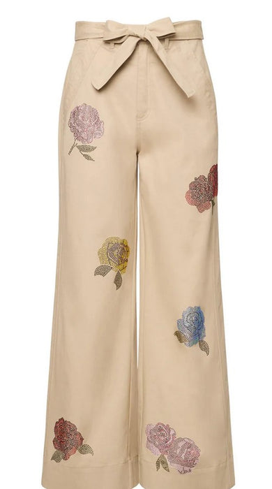Cinq a Sept Heatset Mylah Pants - Khaki
