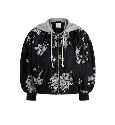 Cinq a Sept Wildflower Ollie Jacket - Black/Ivory