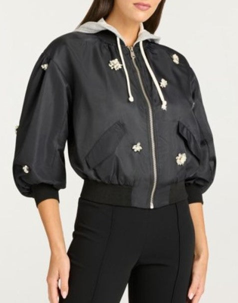 Cinq a Sept Ollie Cluster Jacket - Black/Pearl