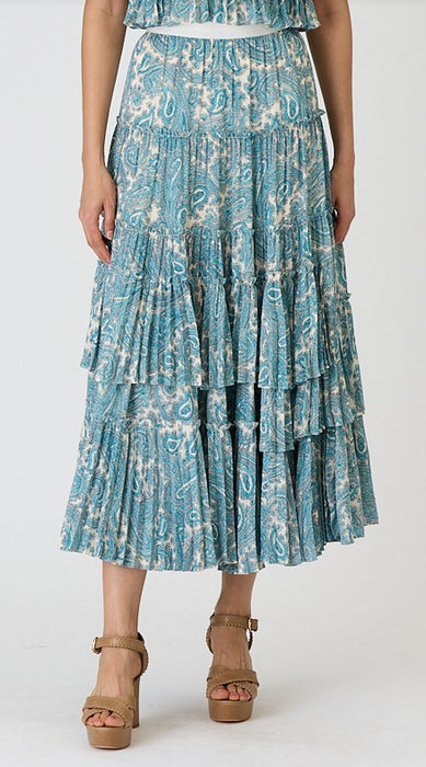 Cinq a Sept Orianna Skirt - Hendrix Paisley