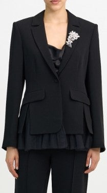 Cinq a Sept Rosabelle Blazer - Black/Black