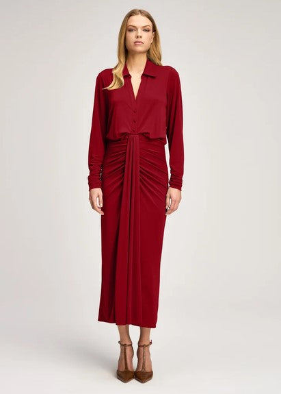 Cinq a Sept Seferina Dress - Bordeaux