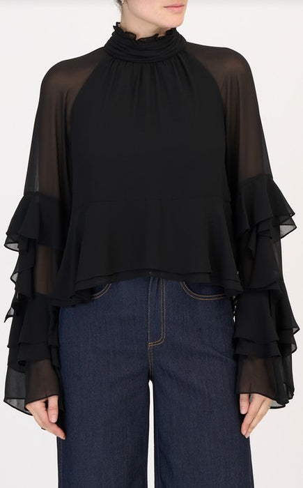 Cinq a Sept Skylah Top - Black