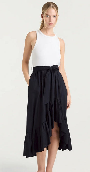 Cinq a Sept Zayla Dress - White/Navy