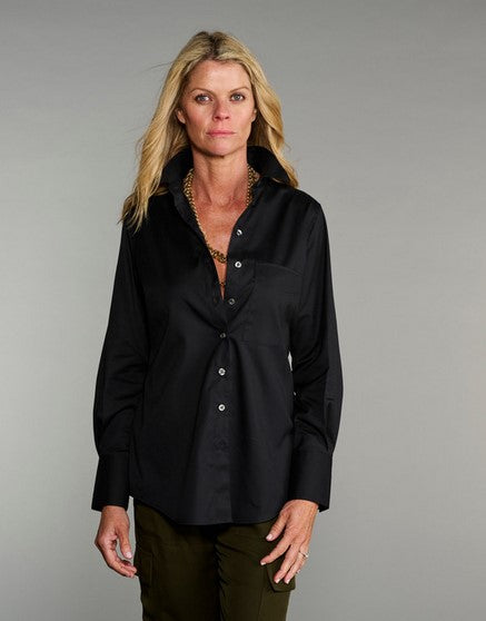 Claridge + King The Mod Shirt - Pitch Black