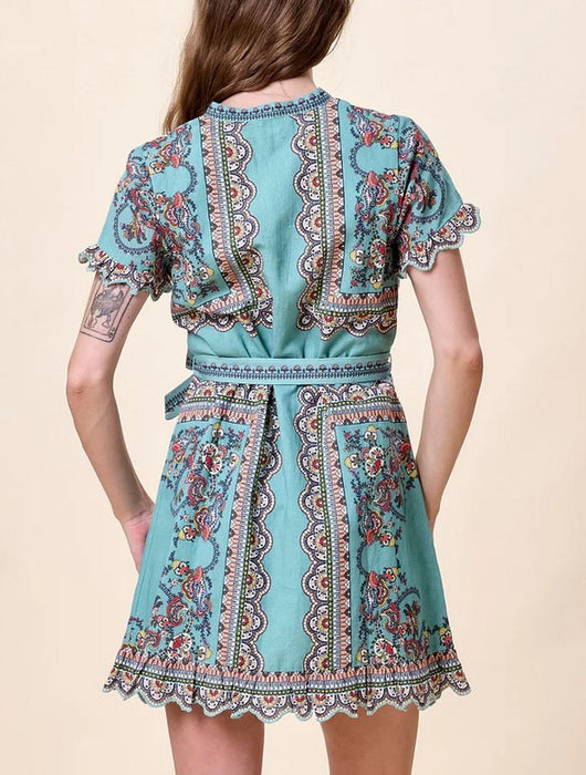 Cleobella Marni Mini Dress - Bleura Print