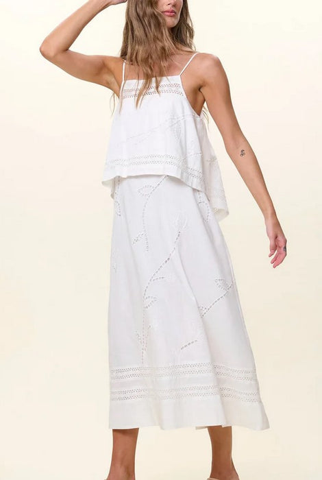 Cleobella Winslow Midi Dress - Ivory