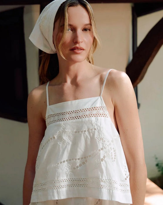 Cleobella Winslow Midi Dress - Ivory