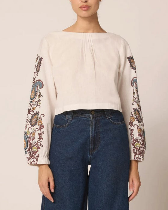 Cleobella Georgia Blouse - Veneto Paisley