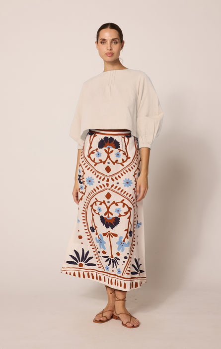 Cleobella Juliet Ankle Skirt - Liliana Print