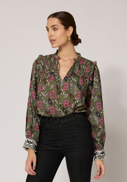 Cleobella Leni Blouse - Fiore Print