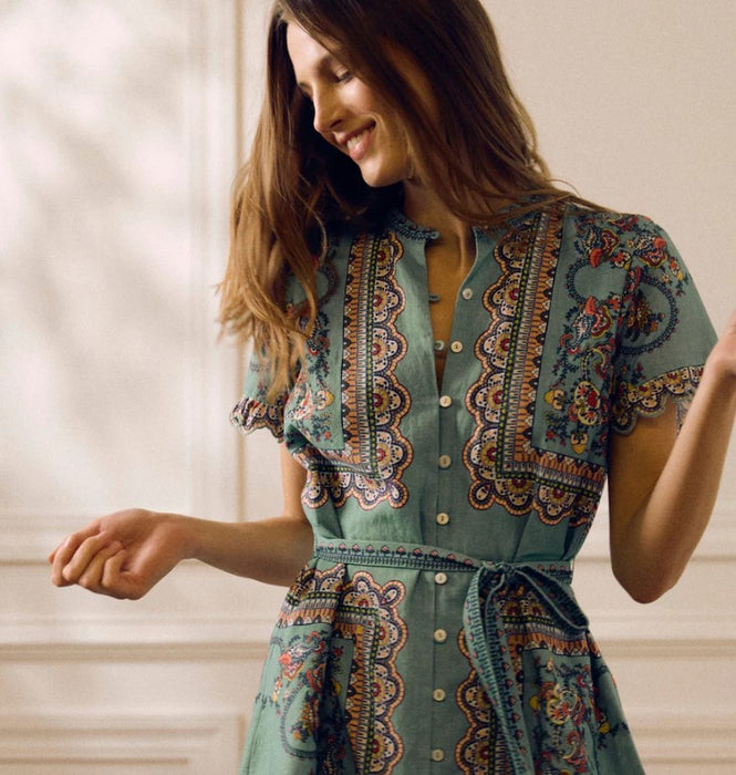 Cleobella Marni Mini Dress - Bleura Print