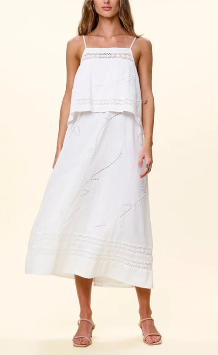 Cleobella Winslow Midi Dress - Ivory