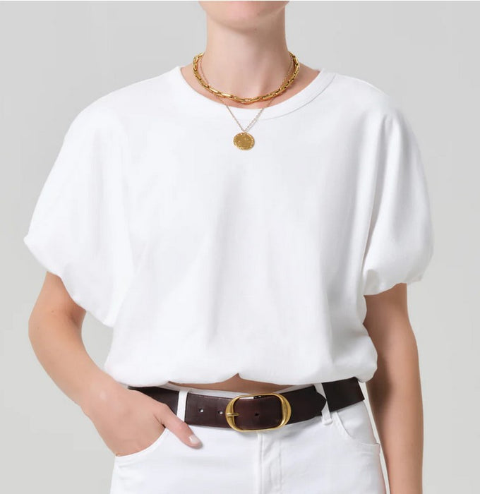 Citizens of Humanity Gia Bubble Tee - Soft White