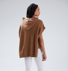 Colorush Greer Sleeveless Hoodie - Hazel