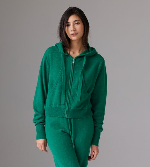 Colorush Rio Cropped Hoodie - Pea