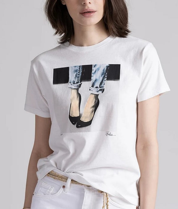 Cpress Stand By Mushie Tee - White