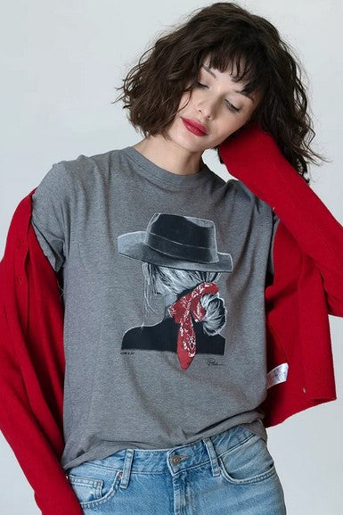 Cpress Come and Go Mushie Tee - Grey Heather