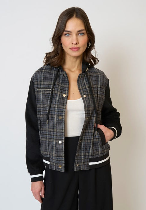 Central Park West Billie Bomber - Plaid