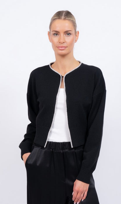 Central Park West Illana Cardigan - Black