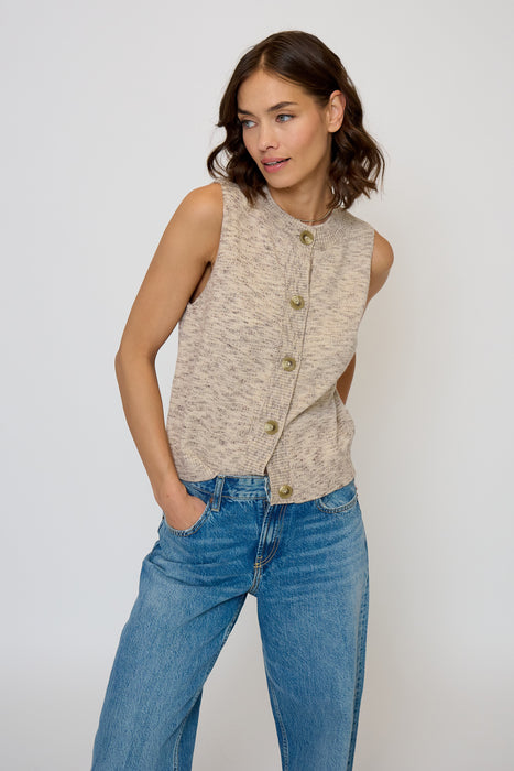 Central Park West Dylan Spacedye Tank - Oat