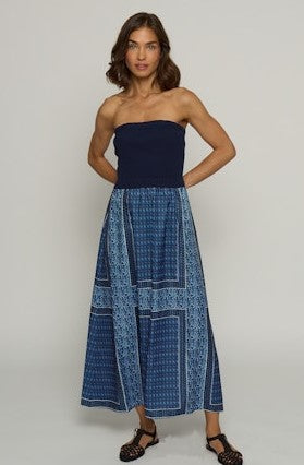 Central Park West Tube Dress - Blue