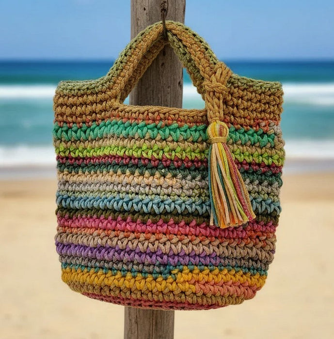 DLD Beach Small Crochet Tote
