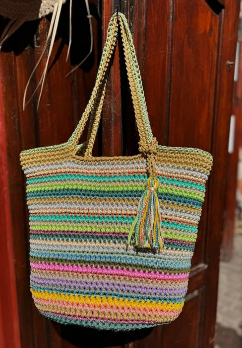 DLD Beach Large Crochet Tote