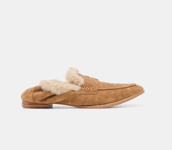 Dolce Vita Cloey Plush Loafer - Light Brown
