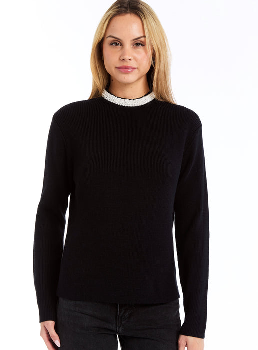 Drew Auroa Sweater - Black/Ivory
