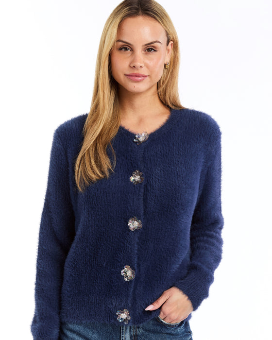 Drew Jaxie Cardigan - Denim