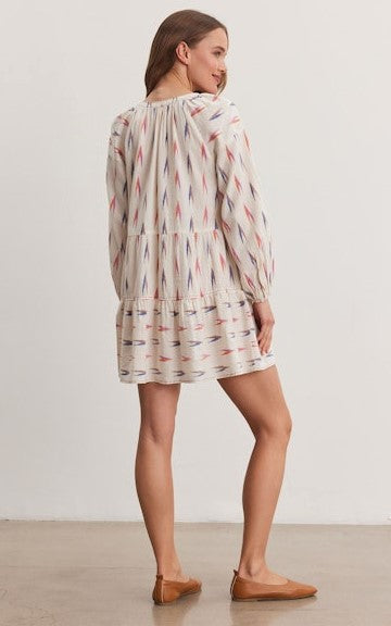 Velvet Romee Boho Dress - Cream
