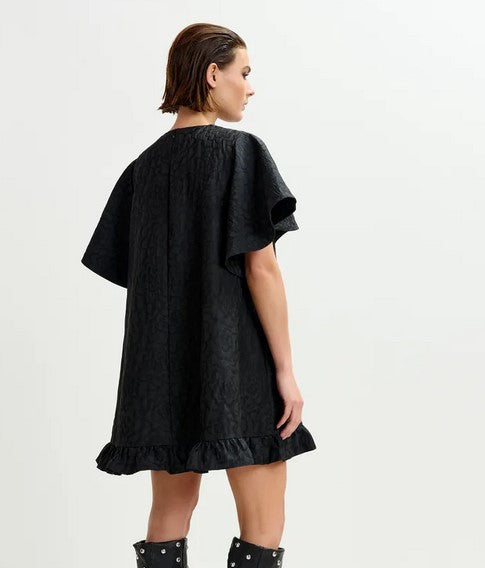 Essentiel Antwerp Jacquard Dress - Black