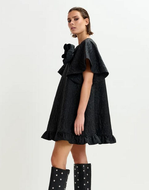 Essentiel Antwerp Jacquard Dress - Black