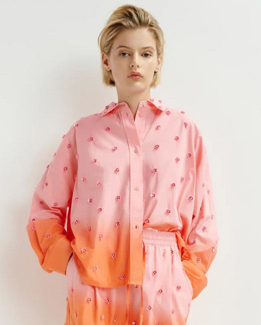 Essentiel Antwerp Harkansas Shirt - Pink/Orange