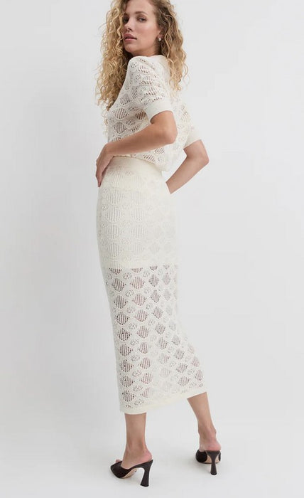 Favorite Daughter Courtside Skirt - Ivory