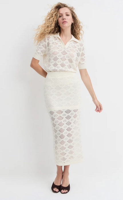 Favorite Daughter Courtside Skirt - Ivory