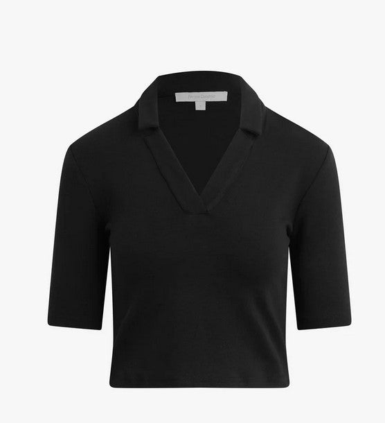 Favorite Daughter Reading Polo Tee - Black