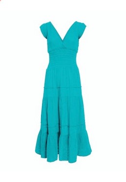 Felicite Smicked Dress - Emerald Bay