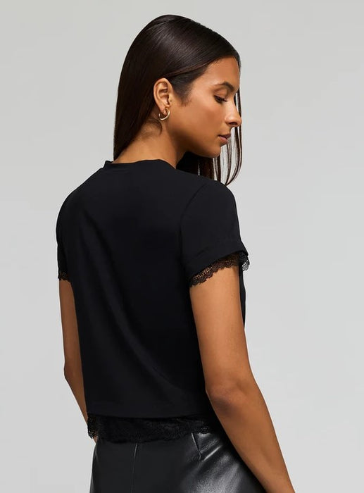 Generation Love Christella LaceCombo Top - Black