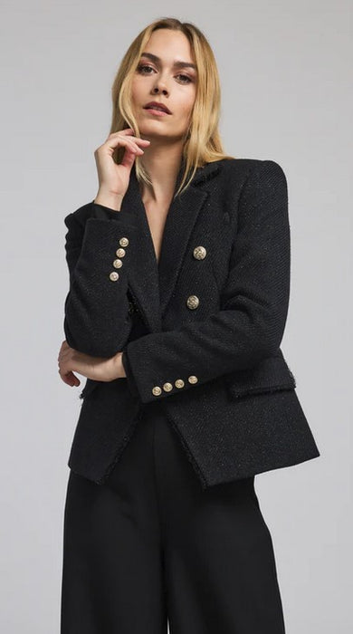 Generation Love Eliza Tweed Blazer - Black