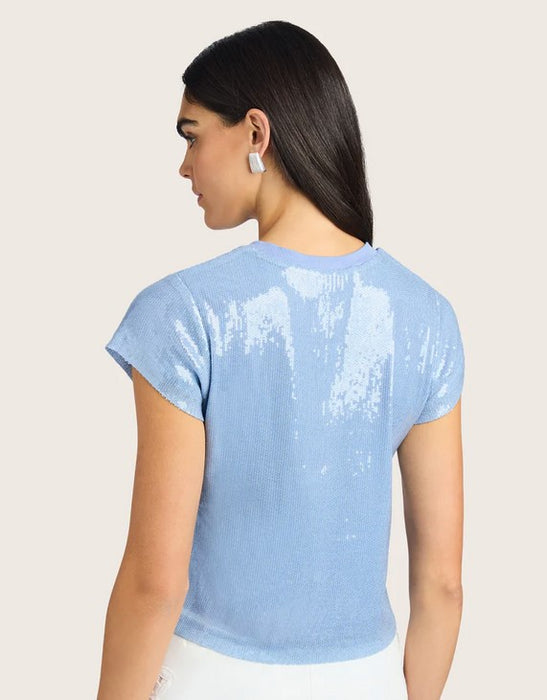 Generation Love Kai Sequin Tee - Opal