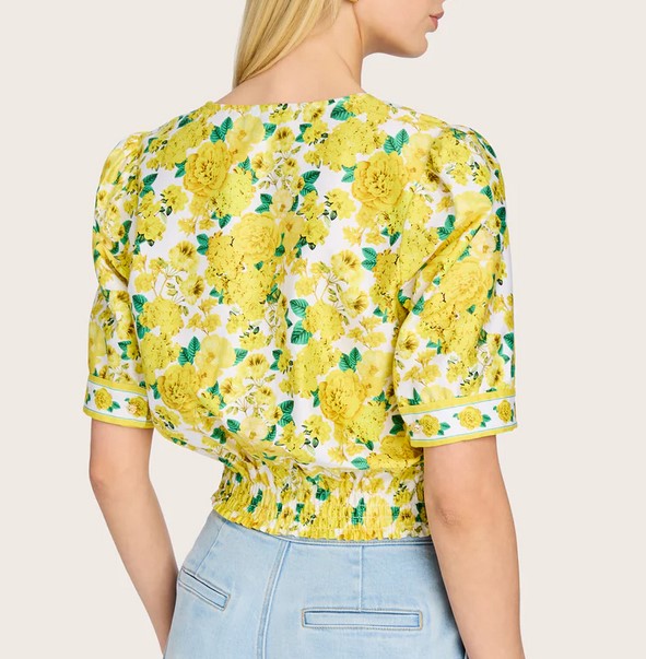 Generation Love Rema Floral Poplin Blouse - Floral Fantasy