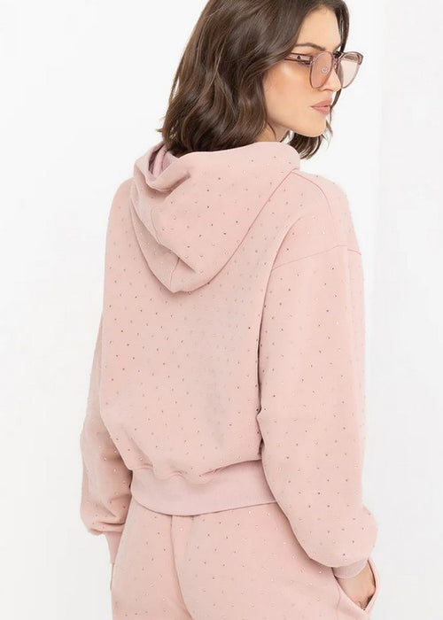 Generation Love Renae Crystal Hoodie - Dusty Pink