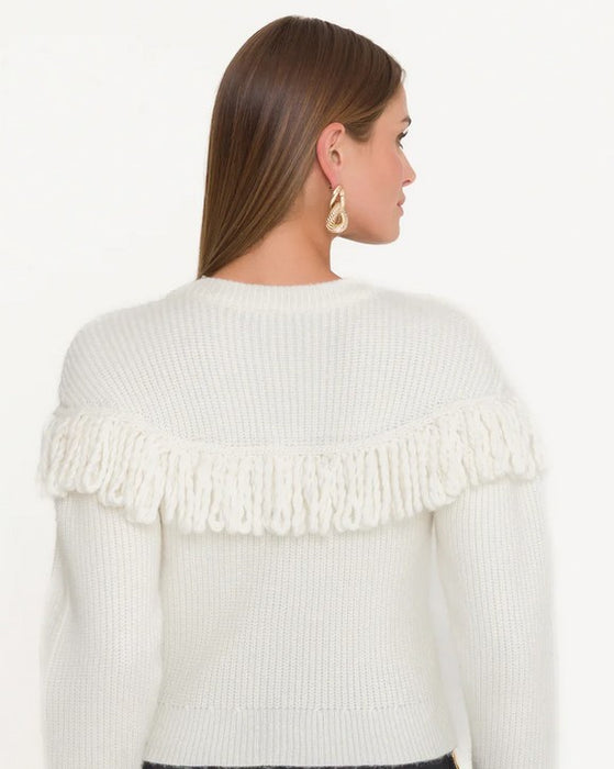 Generation Love shifra Fringe Cardigan - Cream