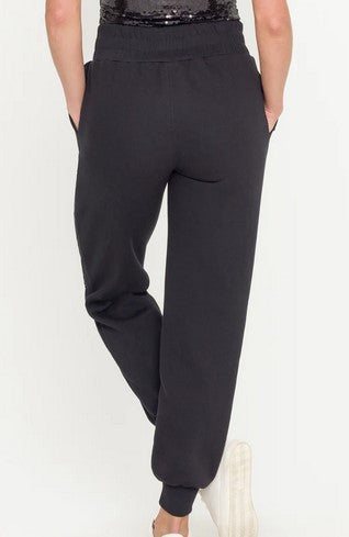 Generation Love Suki Floral Sequin Pants - Black