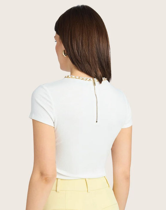 Generation Love Tate Chain Top - White