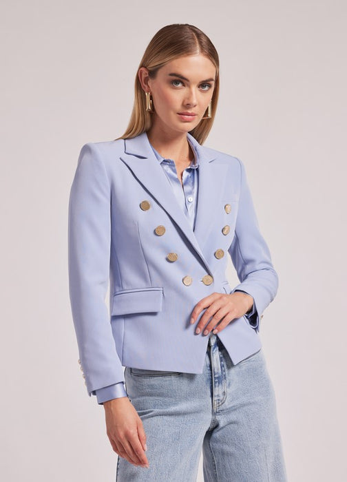 Generation Love Amelia Crepe Blazer - Blue Bell