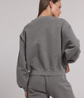 Generation Love Colby Sequin Sweatshirt - Grey